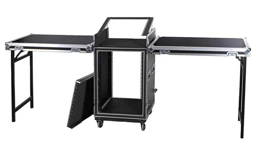 Meuble rack flight case 19’’ anti-chocs