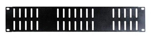 Panneau avant 2 U avec fentes de ventilation pour rack 19''