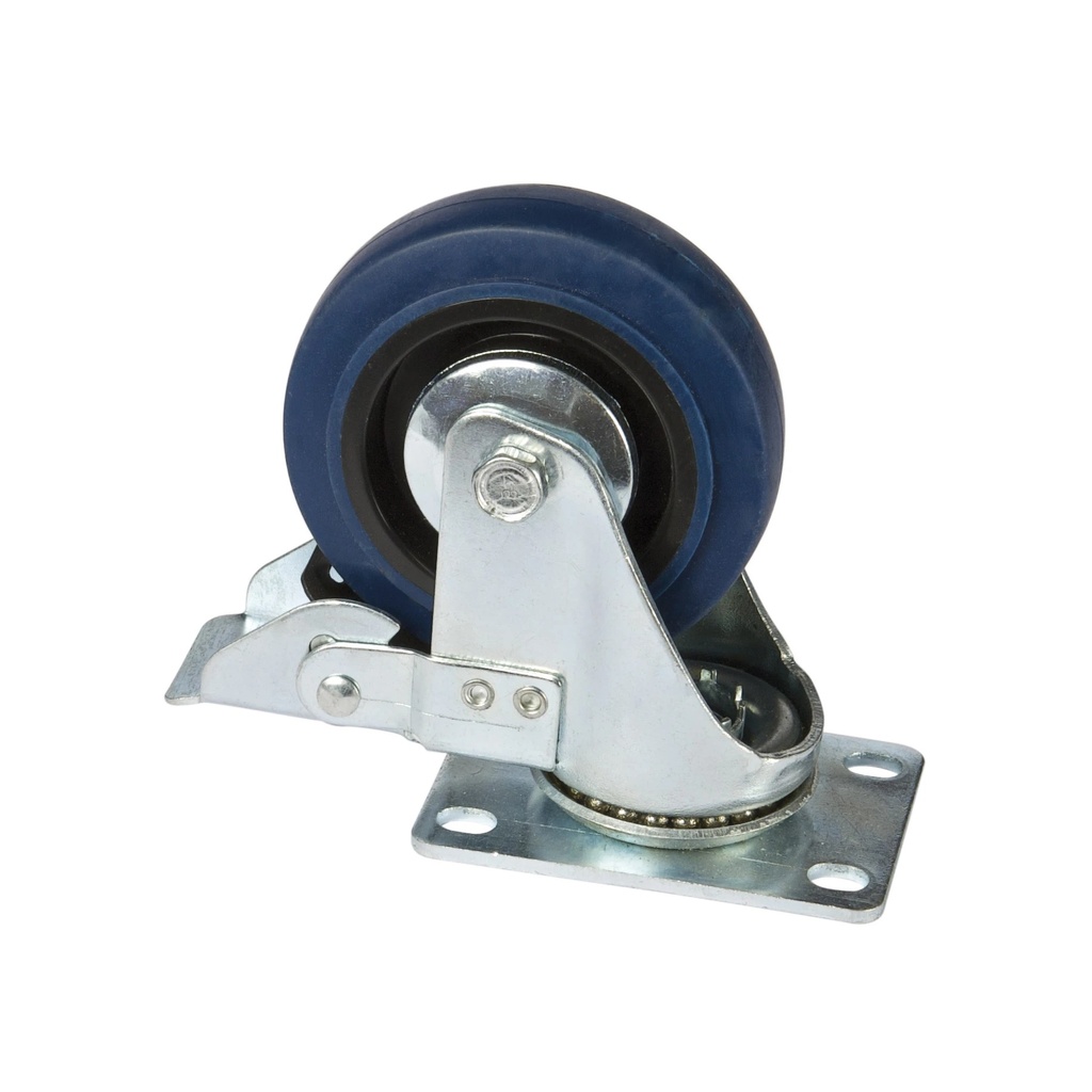 Roue 4'' Ø pour meubles rack 19’’ avec frein