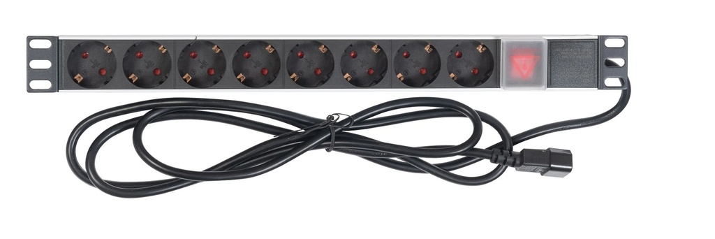 Réglette de courant pour rack 19'' 1 U