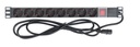 Réglette de courant pour rack 19'' 1 U