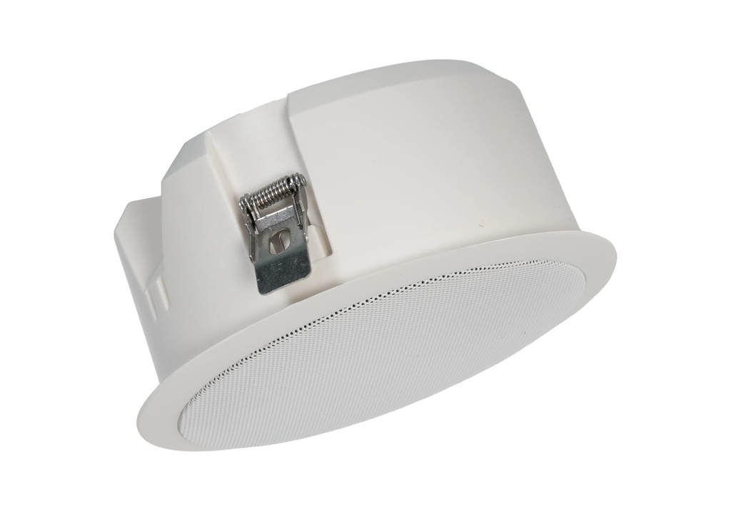 Haut-parleur de plafond avec transformateur de ligne 100 V certifié EN 54