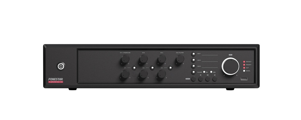 Amplificateur de public address multizone