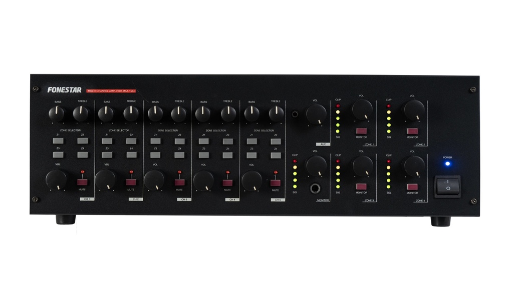 Amplificateur de public address matriciel et multicanal