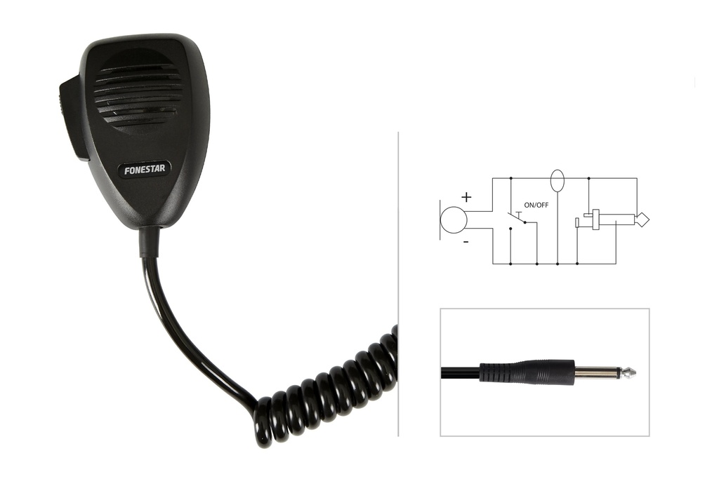 Microphone dynamique de communications