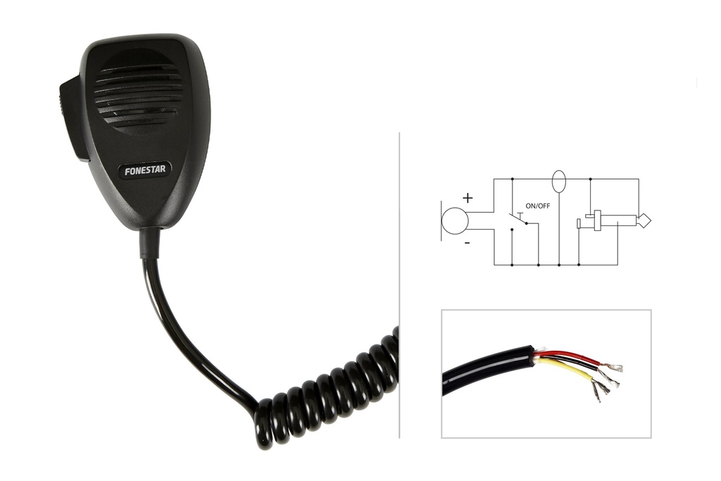 Microphone dynamique de communications