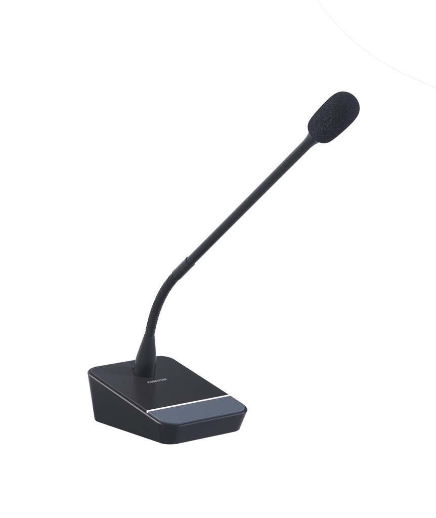 Microphone à condensateur électret cardioïde unidirectionnel de table
