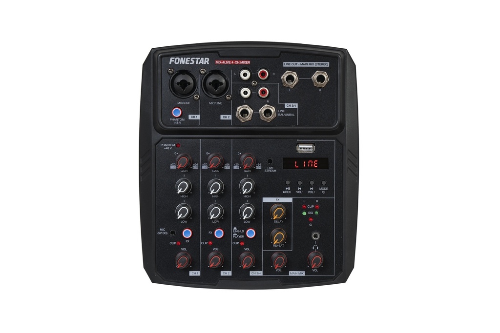 Table de mixage studio