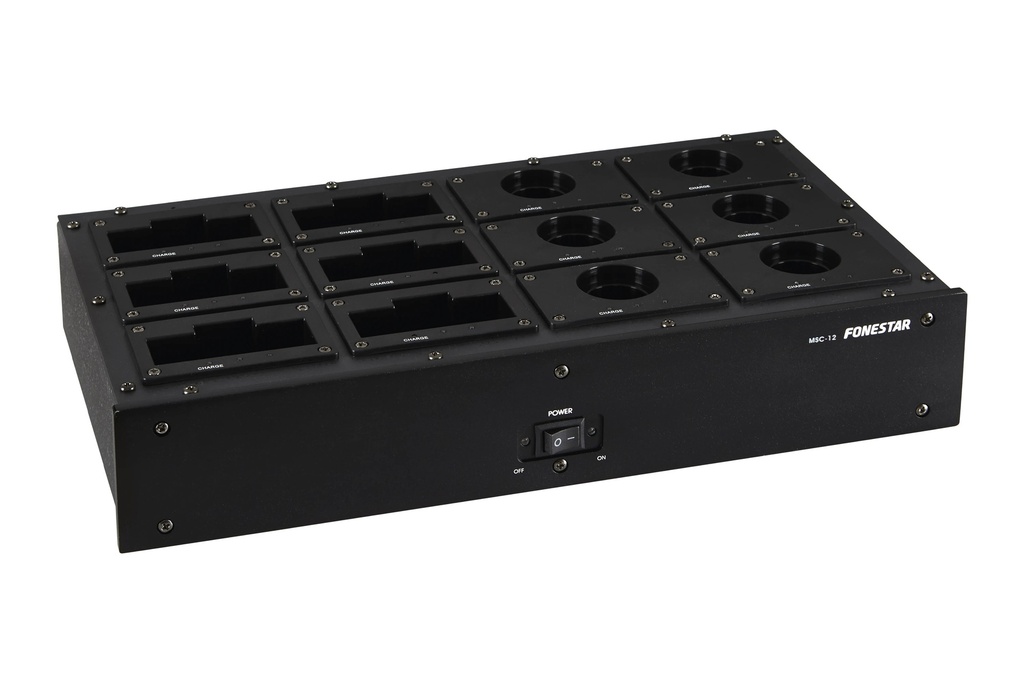 Station de recharge pour microphones sans fil