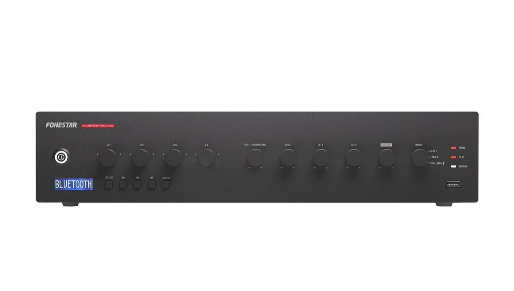 Amplificateur de public address multizone