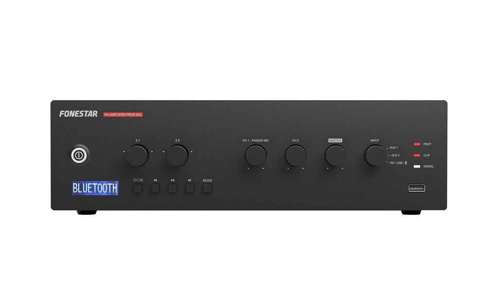 Amplificateur de public address multizone