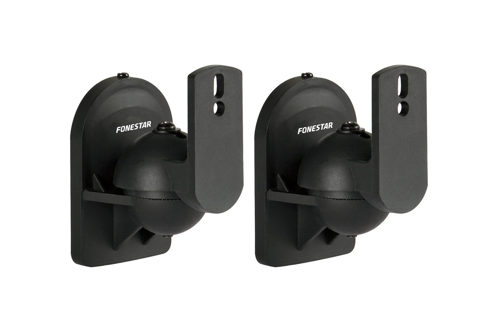 Paire de supports muraux orientables pour haut-parleurs