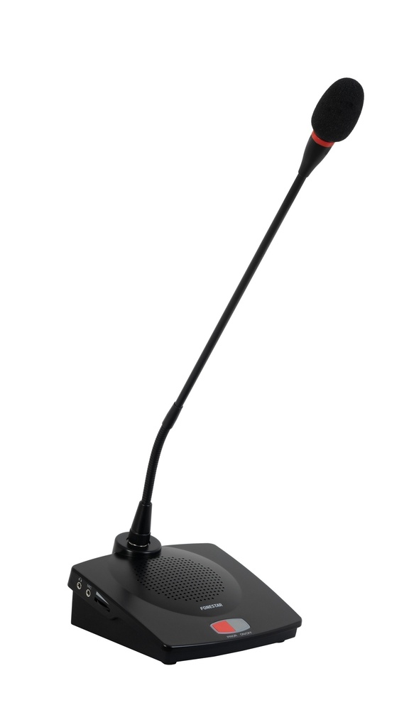 Microphone président pour système de conférence amplifié