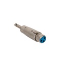 Adaptateur audio Jack 6'3 mm mono mâle à XLR femelle