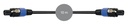 Câble signal d’audio Connecteur haut-parleur mâle à connecteur haut-parleur mâle