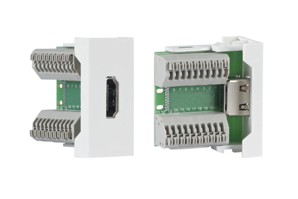 ½ panneau de connexion HDMI femelle