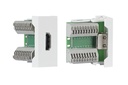 ½ panneau de connexion HDMI femelle