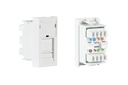 ½ panneau de connexion RJ-45 FTP CAT 6 T568B