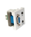 Panneau de connexion VGA D15 femelle