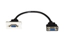 ½ panneau de connexion VGA femelle