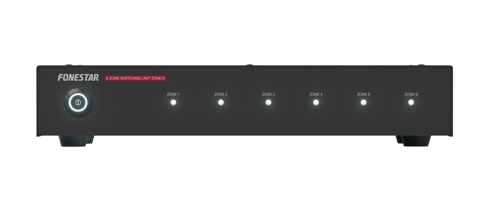 Unité de commutation pour 6 zones de sortie