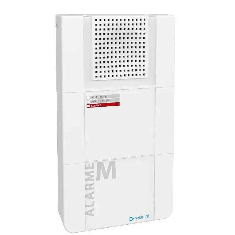 Diffuseur sonore avec messages pré-enregistrés à piles Radio Alarme Menace