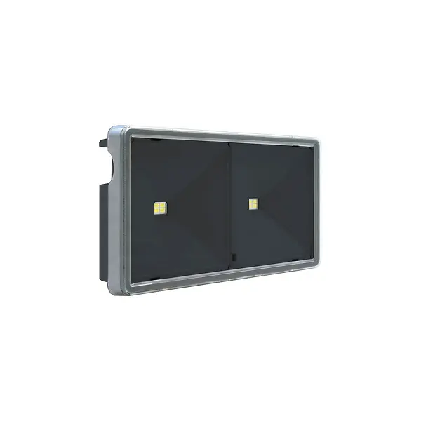 BAES Ambiance (no picto) - BLOC.TECH ONE BLACK - ONE-A1S-BLACK - LiFePO4 - 1 h - 360 lm - IP44 - IK08 - SATI - télé-diag