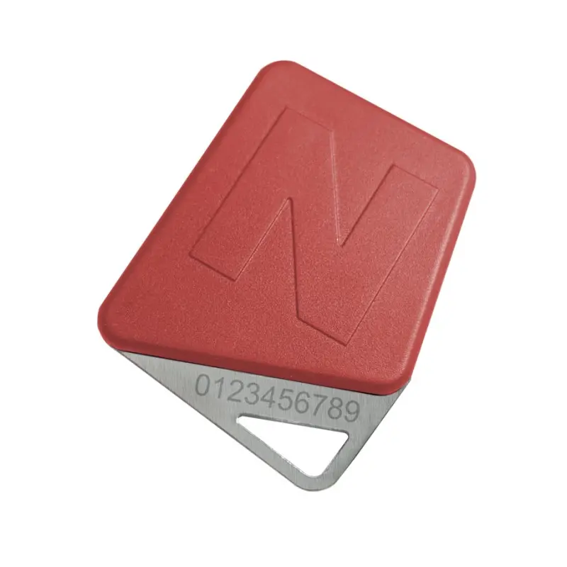 Badge Mifare Format clé rouge , code site Noralsy - KCP8-R