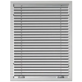 Grille GFE 007 en encastré cadre apparent avec noyau démontable sur mesure 