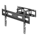 Support mural avec bras articulé Charge maximale supportée : 40 kg VESA : 600 x 400 mm Distance du mur : 67–355 mm Inclinaison : +3°–-15° Rotation : +60°–-60°