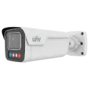 Caméra Bullet IP Uniview - Prime 4 MP | Objectif 2.8~12 mm | microSD 512 Go Lumière blanche 40 m | WDR 130 dB TriGuard 3.0 | Wise-ISP | NEMA 4X PoE | SIP | UMD | Comptage | IP67 | IK0 Microphone | Alarme | Audio | Réinitialisation