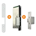 Kit gâche électrique à encastrer 24 mm, DIN droite 24/48 V DC - NF S 61-937 avec SP20025-W1RUX et ML500