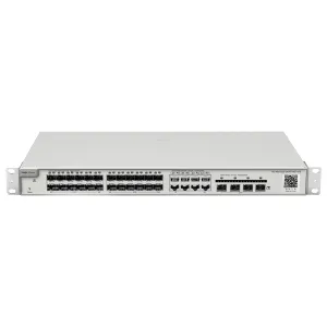 Reyee Switch PoE Cloud Layer 3 24 Ports PoE RJ45 Gigabit + 4 Gigabit SFP 30W par port 802.3af/at / Maximum 370W Static LAG/DHCP Snoop/IGMP Snoop/Port Mirror VLAN/Port Isolation/STP/RSTP/ACL/QoS/802.1X Serveur DHCP/Routes statiques/RIP/OSPF/SNMP