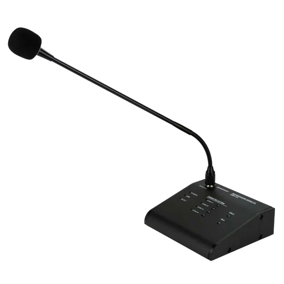 Pupitre microphone d'appel 4 zones compatible série AMX-4