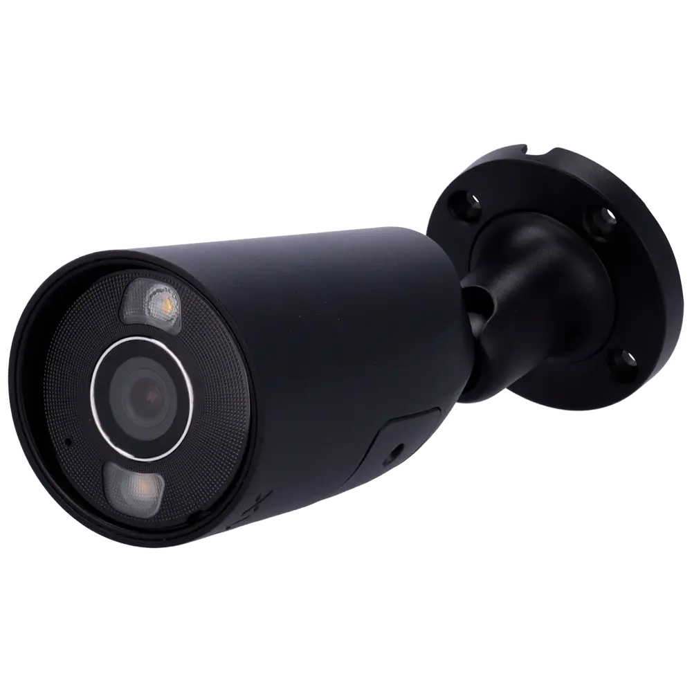 Caméra IP Bullet Ajax 5 mégapixels Capteur CMOS à balayage progressif 1/2,8" Objectif 2,8 mm | Emplacement pour carte microSD jusqu'à 256 Go IR 50 m | Lumière blanche 50 m | PoE 802.3at/af Avec l'intelligence artificielle Noir