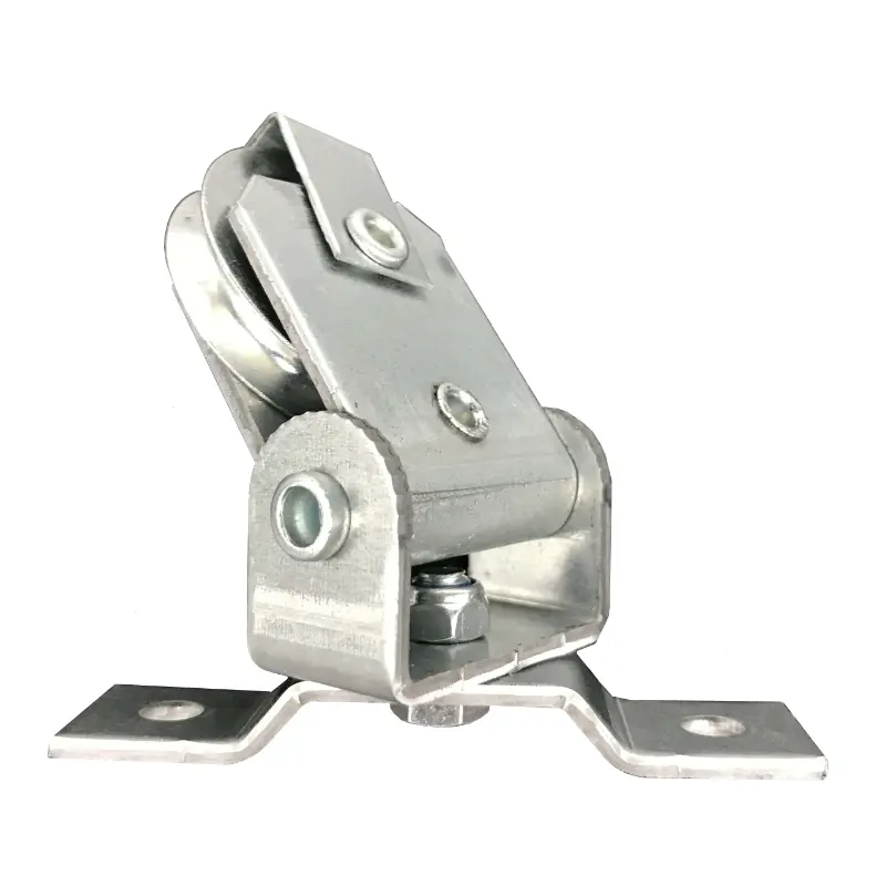 Poulie articulée orientable