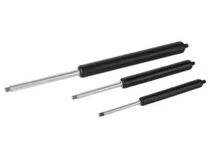 RESSORT oléo. F=0500N C=250mm tige Ø 10mm, filetée M8 Ø tige 10 mm, filetés