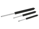 RESSORT oléo. F=0500N C=250mm tige Ø 10mm, filetée M8 Ø tige 10 mm, filetés