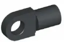 CHAPE pour ROL M8 e=5mm Oeil Ø8.5 en acier nitruré noir, entraxe 25 mm