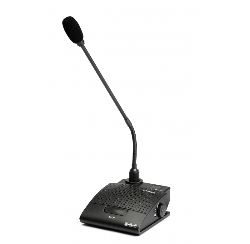 Pupitre microphone Délégué pour CS-120, HP 3 W intégré, cordon 1+1m Pupitre microphone Délégué