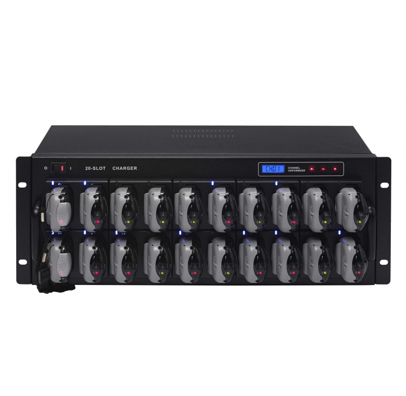 Base de rechargement pour 20 Récepteurs EJ-5T/R Base de rechargement