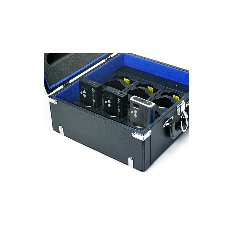 Valise transport & rechargement pr 12 récepteurs WT808/EJ-7/DGT-2400 Valise transport