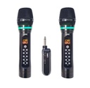 Double microphone sans fil avec un récepteur Bluetooth indépendant jack 6,35