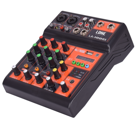 Table de mixage audio multimédia 4 canaux