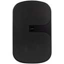Paire d'enceintes murales noires 2 voies 120W en 8 Ohms - IP55