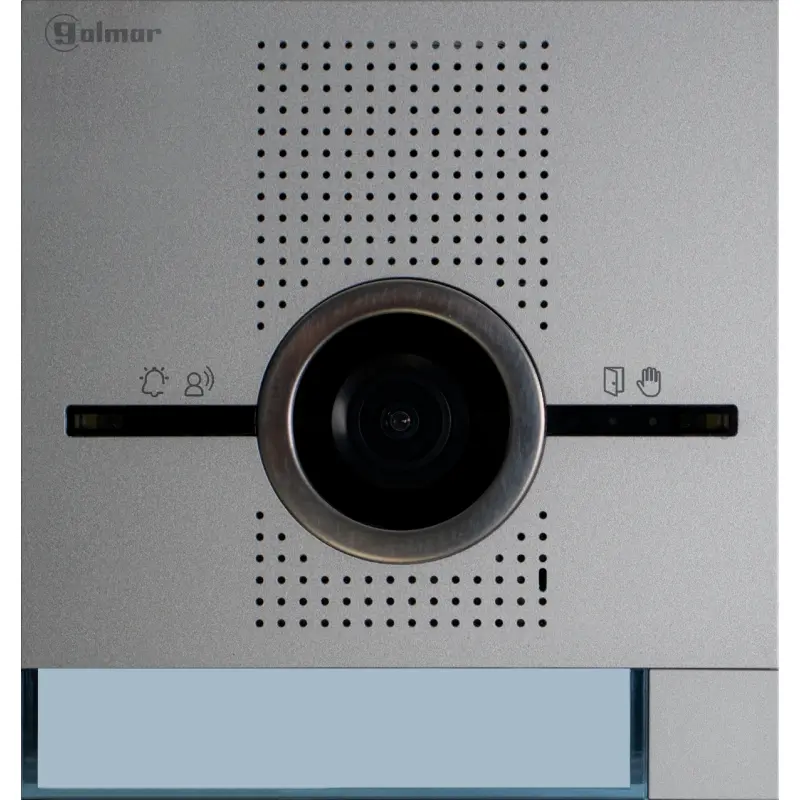 Module SUPRA aluminium pour groupe vidéo, 1 bouton, 1 hauteur (111 mm)