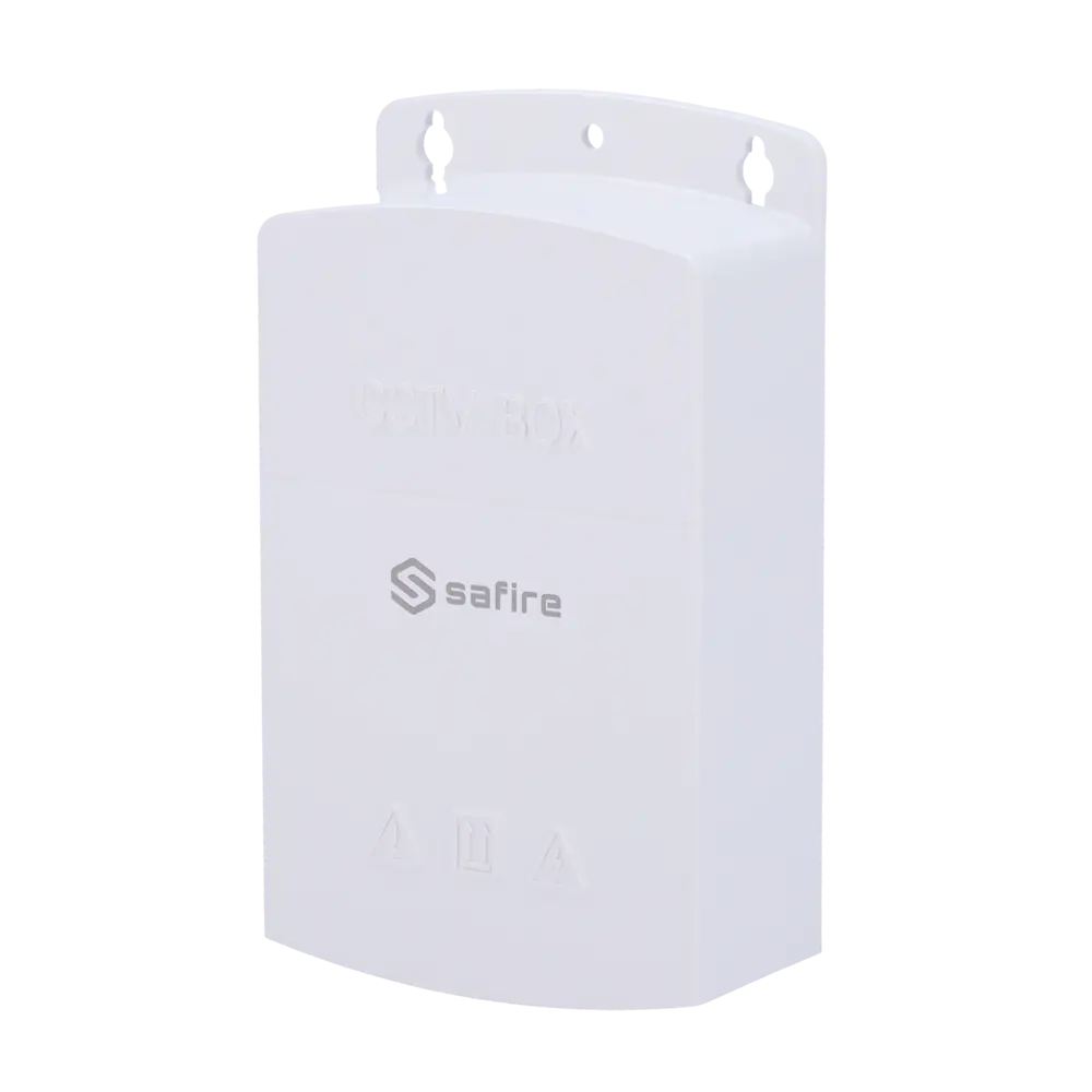 Prolongateur PoE extérieur Safire     Étend la portée de l'alimentation PoE jusqu'à 650 mètres     2 ports de sortie PoE + 1 Uplink RJ45 PoE d'entrée     IEEE 802.3 af/at/bt     Puissance de sortie maximale 60 W     Ports 10/100 Mbps