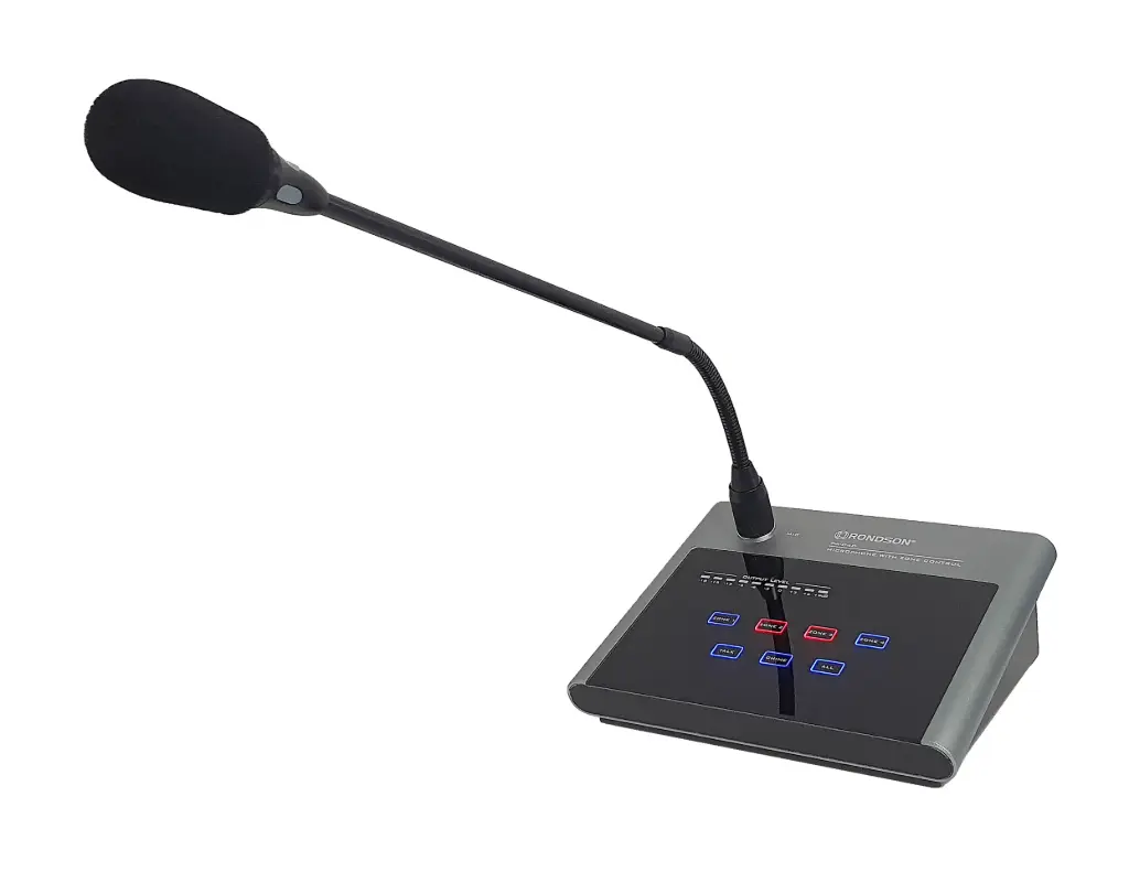 Pupitre microphone d'appel 4 zones compatible AM-4240D