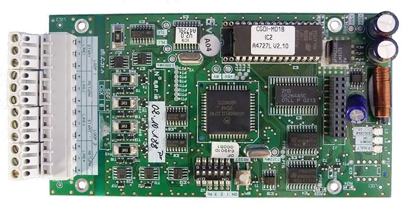 Carte MD1B platine 2 boucles ou 4 lignes