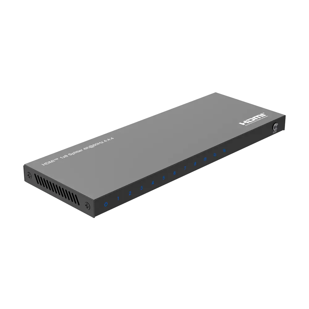 Splitter HDMI 1 Entrée 8 Sorties Résolution jusqu'à 4K@60Hz Paramètres EDID